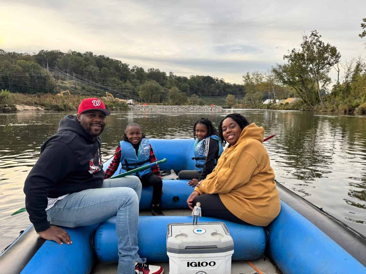 Sunset Raft Tour | Cedar Rock Adventures